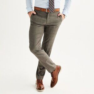 Men's Apt. 9 Premier Flex Extra-Slim Suit Pants, Size: 28W X 30L, Light Brown